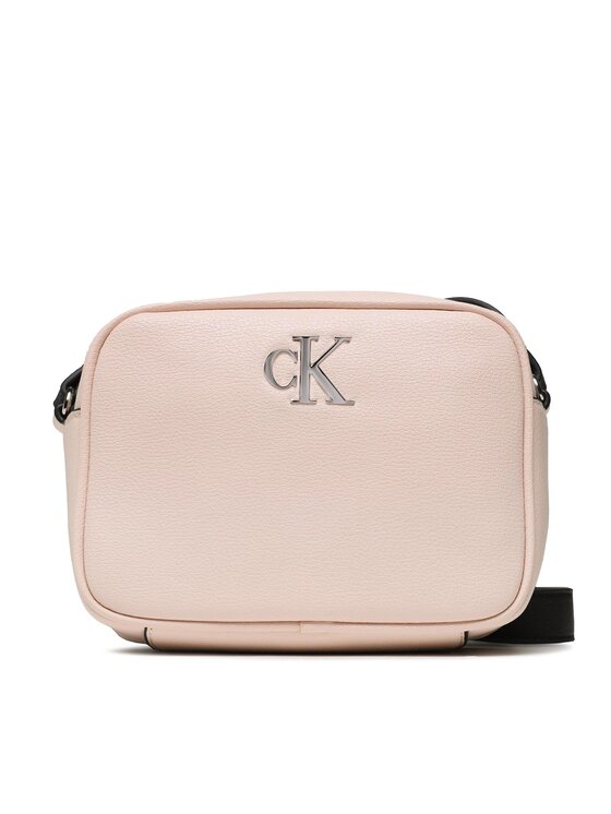 Calvin Klein Torebka Minimal Monogram Camera Bag 18 K60K610683 Różowy