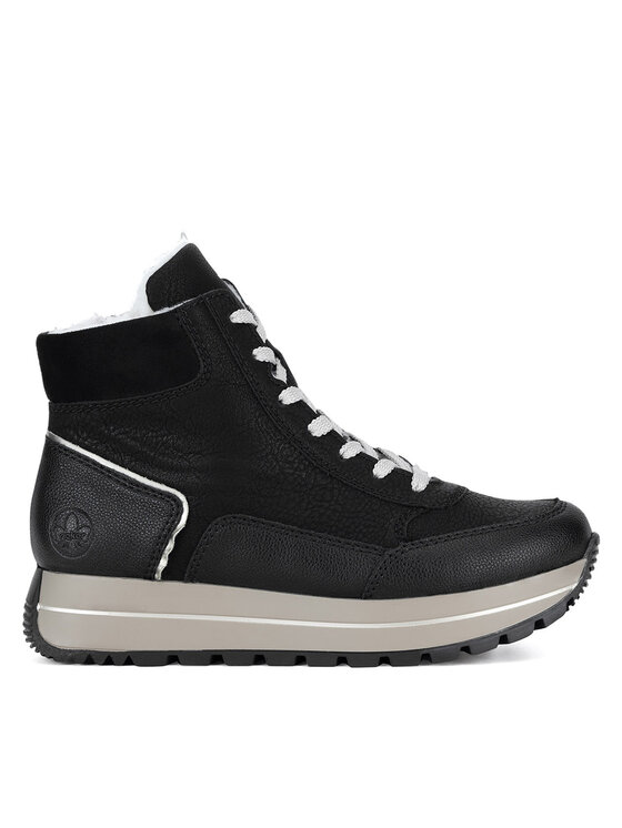 Rieker Botki N4008-00 Czarny