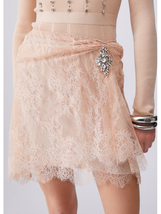 Liu Jo Liu Jo Minigonna PA6056J4961X0753 Bianco Regular Fit