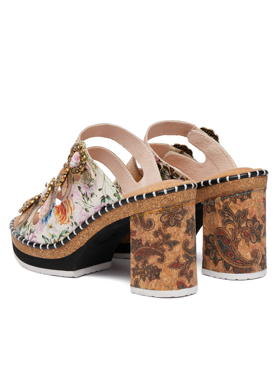 Laura Vita Laura Vita Шльопанці Naomio 10 Бежевий