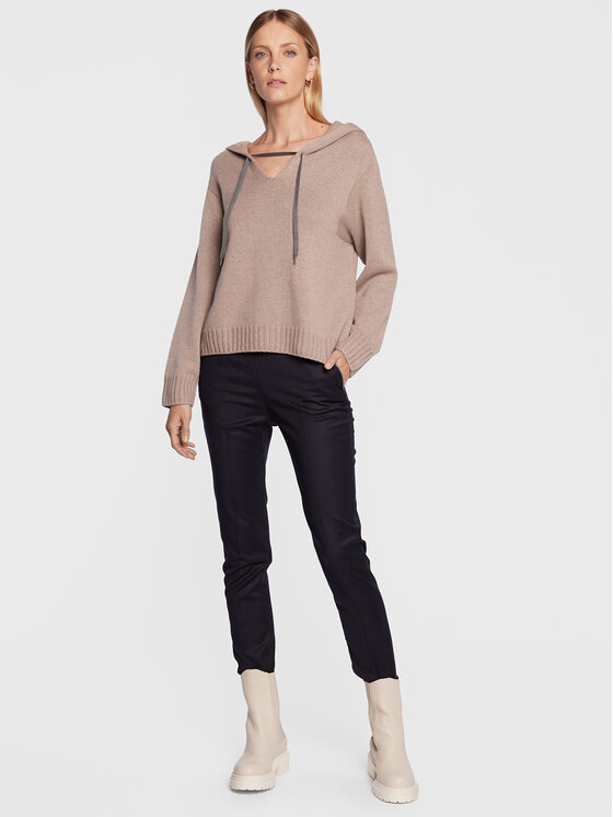 Maglione MAD222W069 Beige Oversize