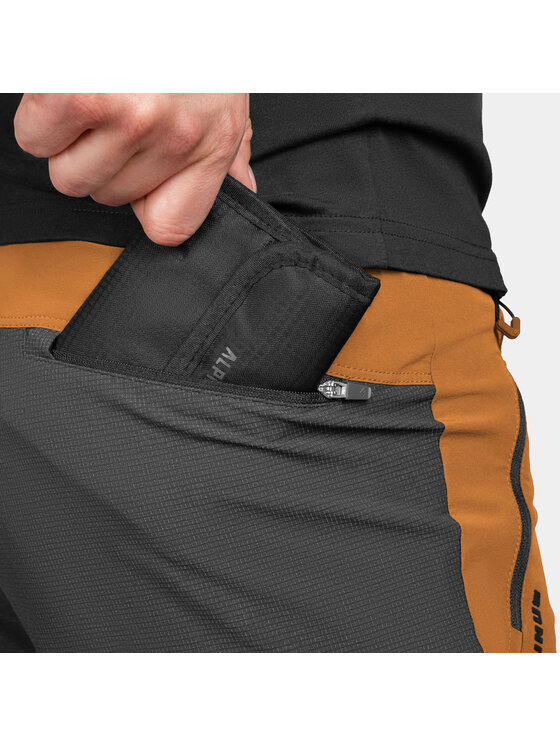 Alpinus Alpinus Spodnie outdoor Dekan Pomarańczowy Regular Fit