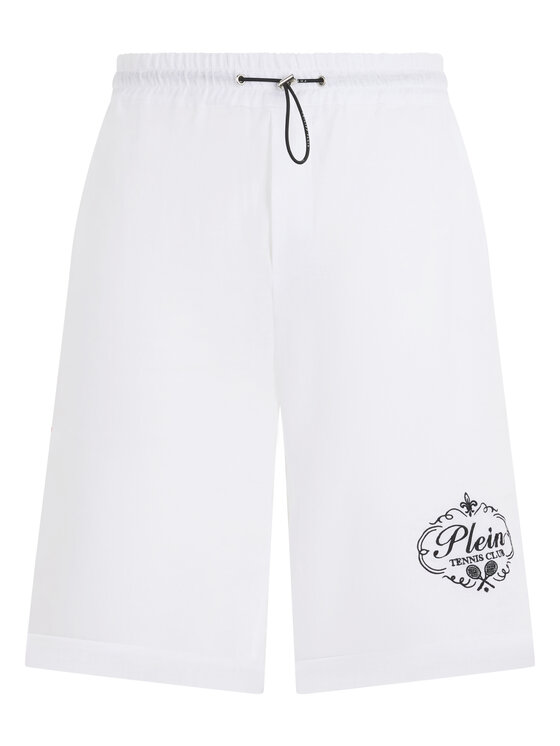 PHILIPP PLEIN PHILIPP PLEIN Szorty materiałowe 30490 Biały Regular Fit