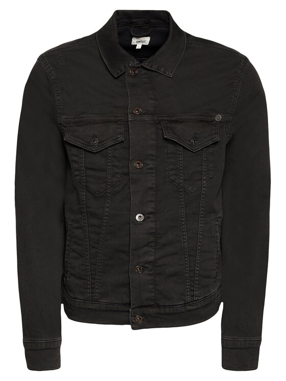 Pepe Jeans Kurtka jeansowa GYMDIGO Pinner PM400908 Czarny Regular Fit