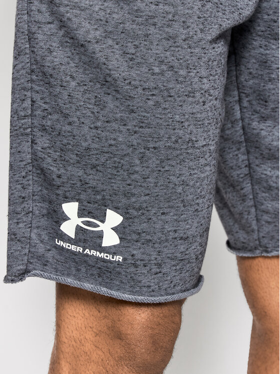 Under Armour Under Armour Športové kraťasy Ua Rival Terry 1361631 Sivá Regular Fit