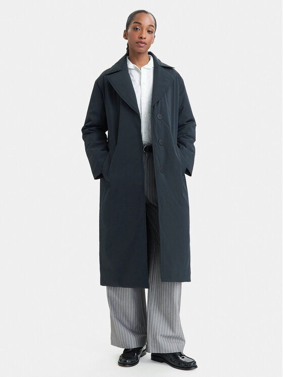 Simple Simple Cappotto invernale 62KUDP103 Nero Regular Fit