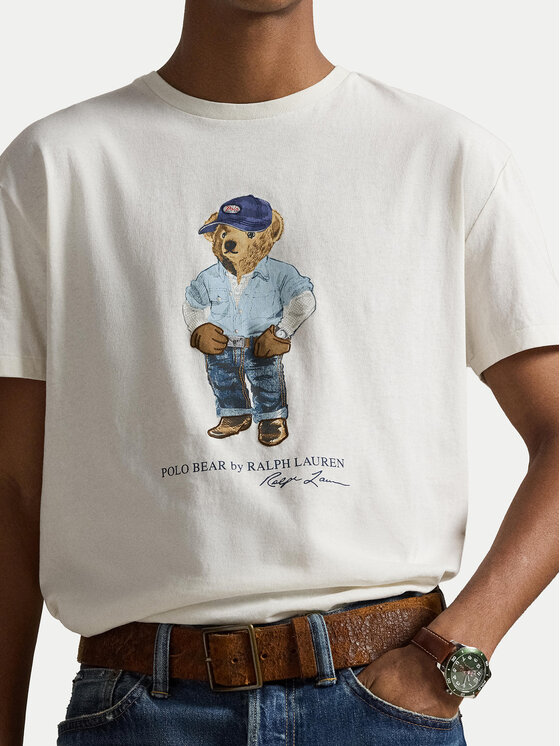 Polo Ralph Lauren Polo Ralph Lauren T-shirt 710B14615001 Bianco Regular Fit