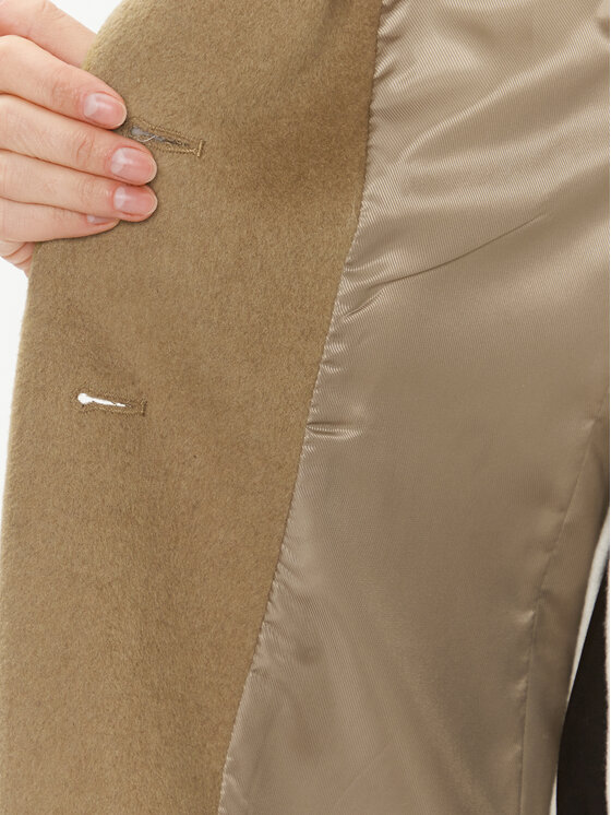 United Colors Of Benetton Manteau en laine 28HFDN02V Beige Regular