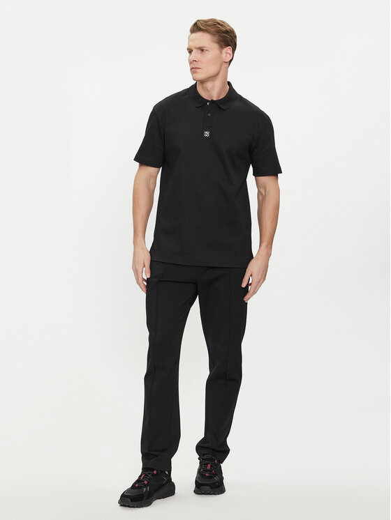 HUGO Hugo Polokošeľa Deabono 50515269 Čierna Regular Fit