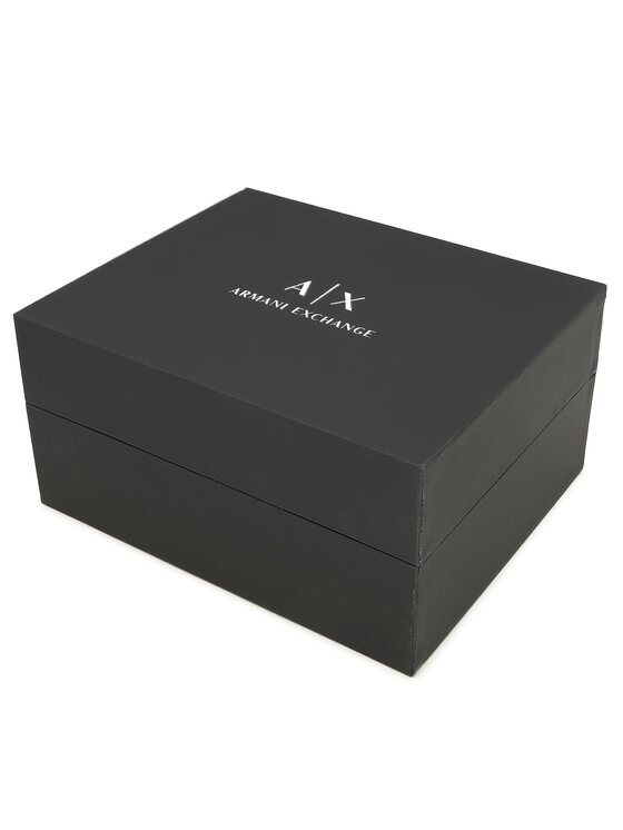 Armani Exchange Armani Exchange Zestaw zegarek i bransoletka Cayde Gift Set AX7119 Złoty