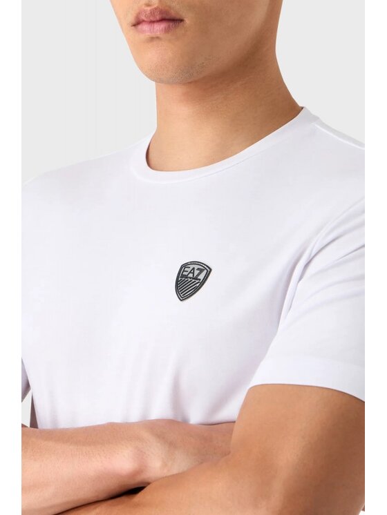 Emporio Armani Emporio Armani T-Shirt 8NPT16 PJRGZ 1100 Biały Regular Fit