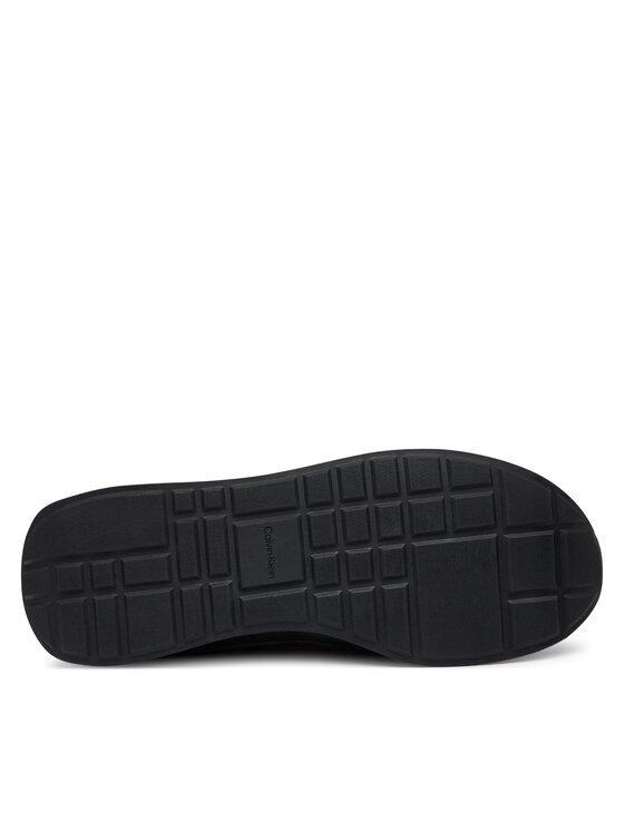 Calvin Klein Calvin Klein Tenisice Retro Runner Sock Laceup Mix HM0HM02305 Smeđa