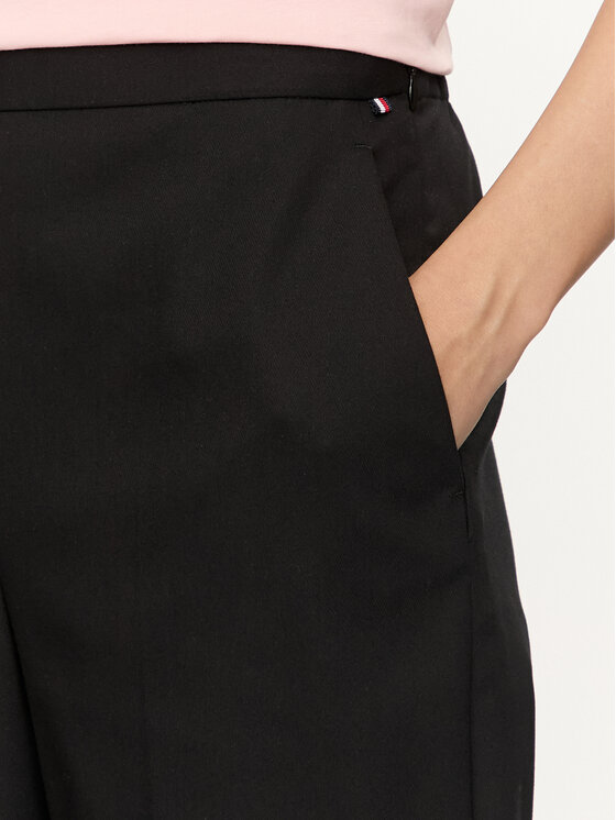 Tommy Hilfiger Tommy Hilfiger Чино панталони Travel WW0WW43632 Черен Slim Fit