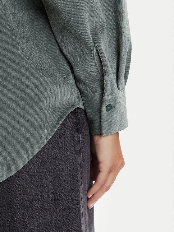 Vero Moda Vero Moda Košulja Sanne 10317194 Zelena Oversize