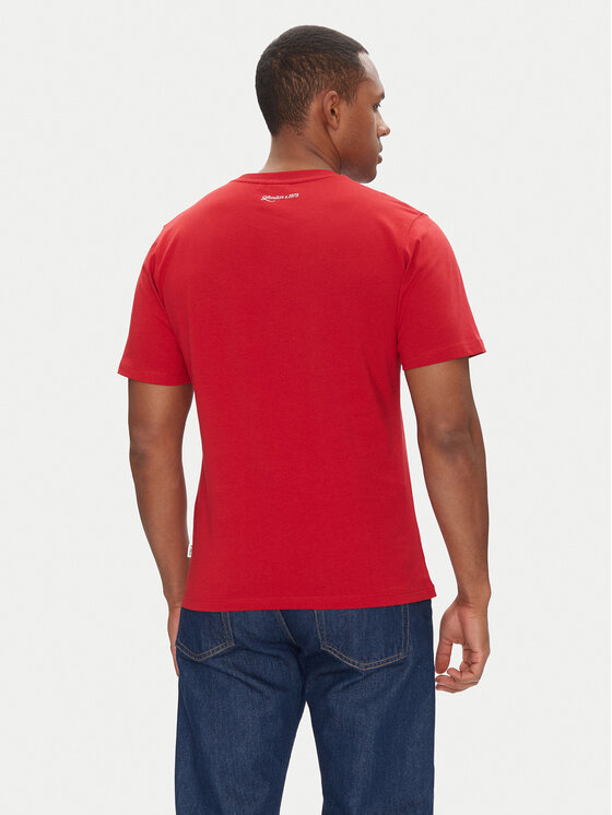 Pepe Jeans Pepe Jeans Póló Daxton PM509786 Piros Regular Fit