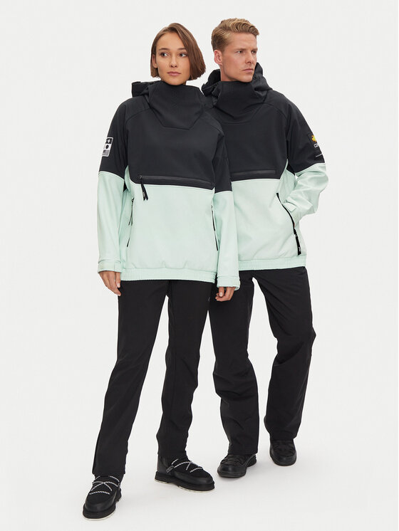 Colourwear Colourwear Lyžiarska bunda Torch Anorak 7010301 Čierna Regular Fit