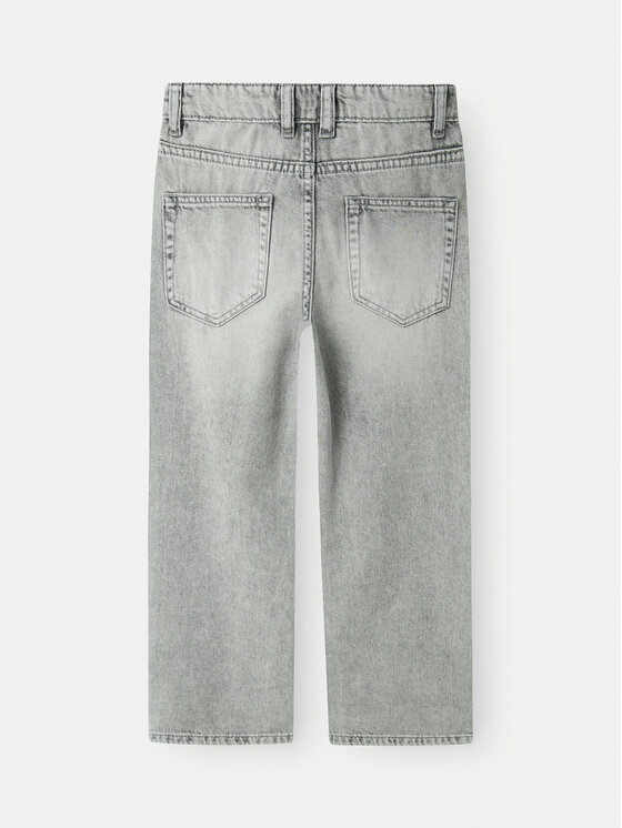 NAME IT NAME IT Jeans hlače Ryan 13224456 Siva Straight Fit