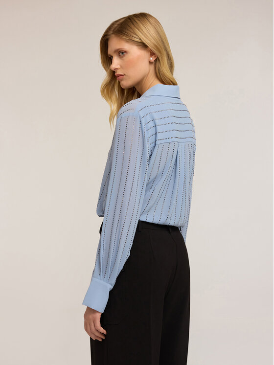 Motivi Motivi Camicia 5264Q000858N004 Turchese Regular Fit