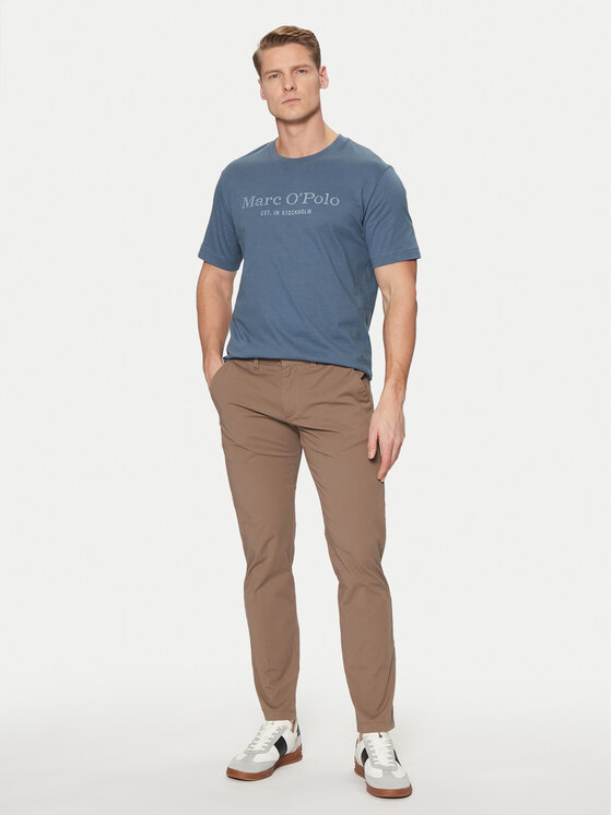 Marc O'Polo Marc O'Polo T-Shirt 520 2012 51052 Niebieski Regular Fit