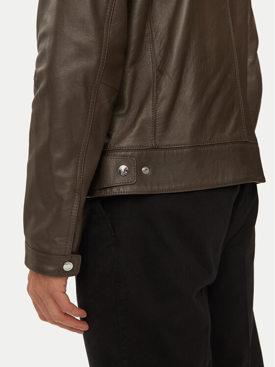 BOSS Boss Lederjacke H-Mansell2 50518906 Braun Regular Fit