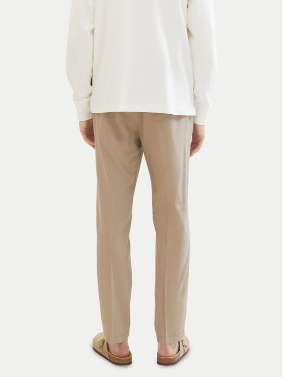 Tom Tailor Denim Tom Tailor Denim Stoffhose 1040251 Beige Tapered Fit