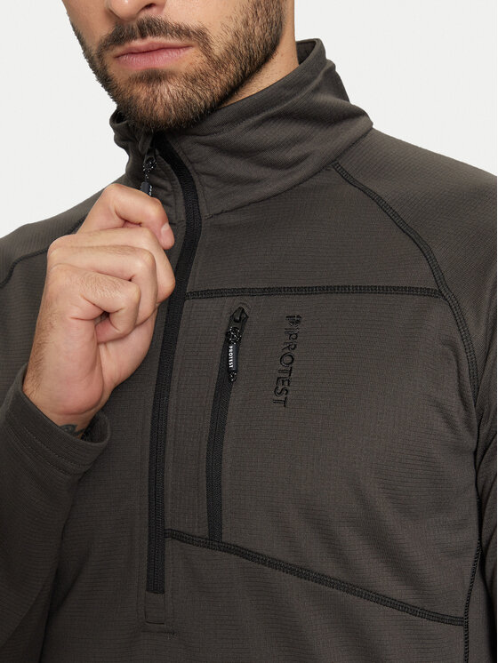 Protest Protest Технічний світшот Kody 3710644 Сірий Regular Fit
