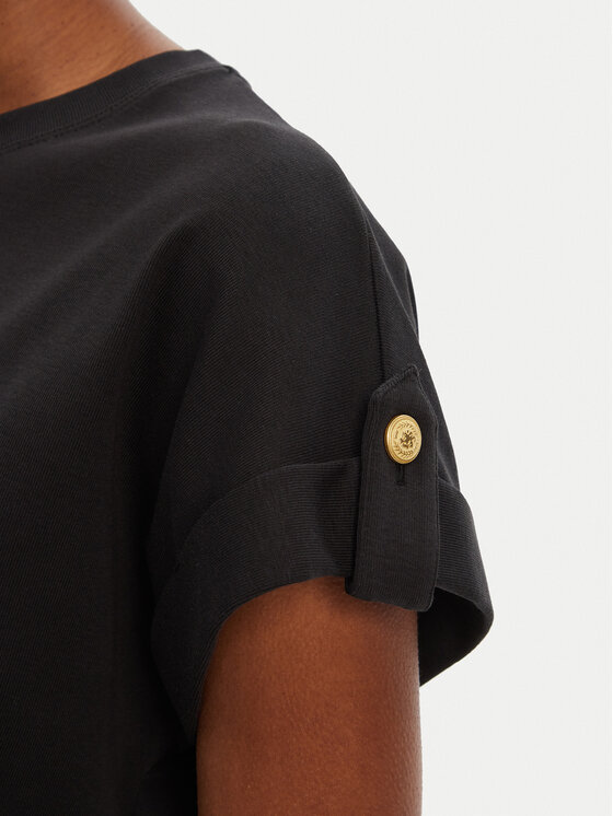 Tommy Hilfiger Tommy Hilfiger T-särk Gold Button WW0WW45628 Must Regular Fit