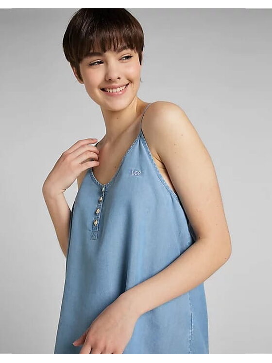 Lee Lee Blusa CAMI Blu Regular Fit