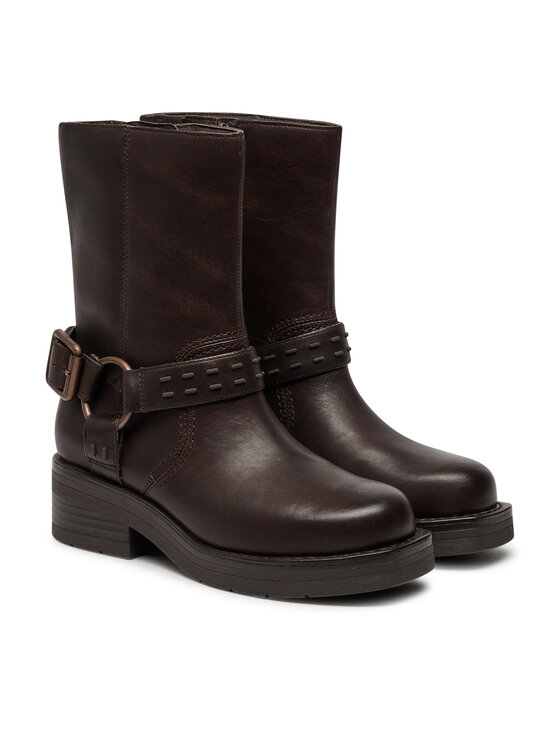 Clarks Clarks Μποτάκια Rebelle Up 26178898 Καφέ