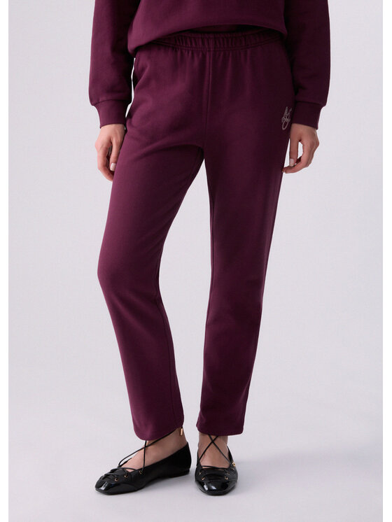 Liu Jo Liu Jo Pantaloni di tessuto TF6073FS09191718 Viola Regular Fit