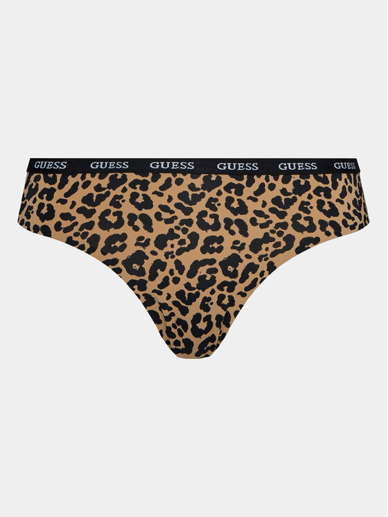 Guess Guess Klasične spodnje hlačke O3YE00 KBUT0 Rjava