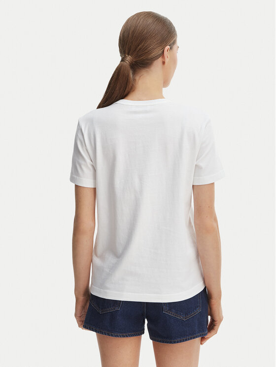 Calvin Klein Jeans Calvin Klein Jeans T-Shirt LV047F227G Biały Classic Fit