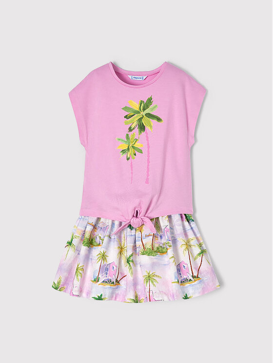 Completo T-shirt e gonna 3955 Multicolore Regular