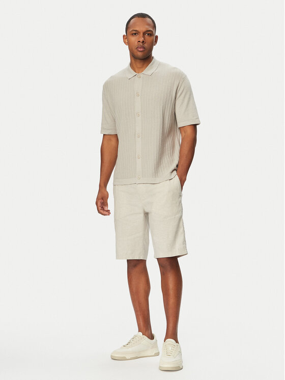 BOSS BOSS Särk Amicino 50558725 Beež Regular Fit