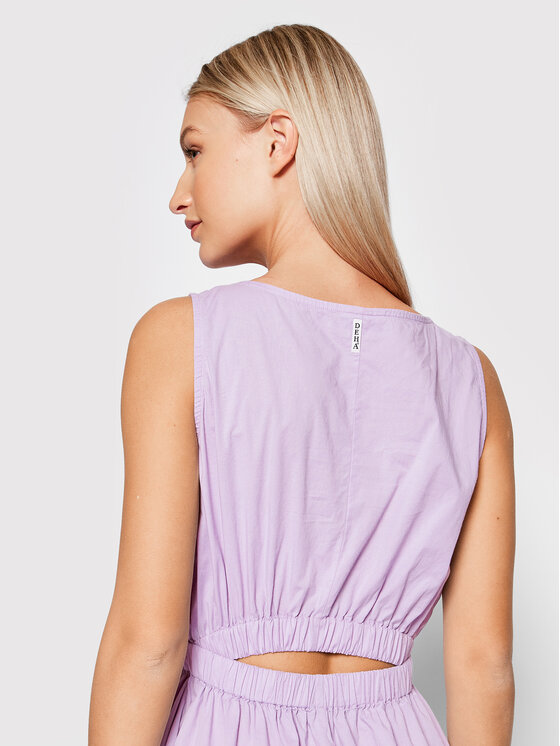 Deha Deha Kleid für den Alltag D63059 Violett Regular Fit