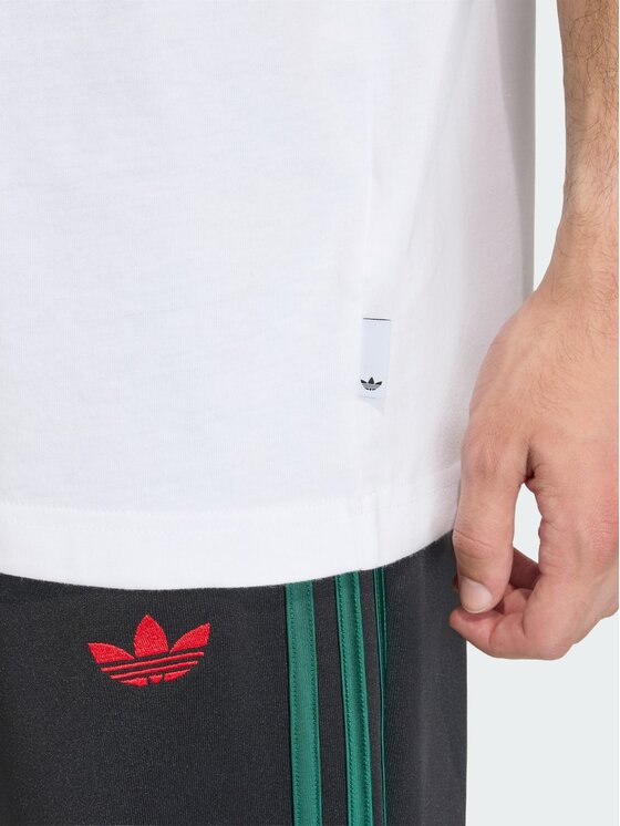 adidas adidas T-Shirt TREFOIL SERIES CHARACTER Biały Loose Fit
