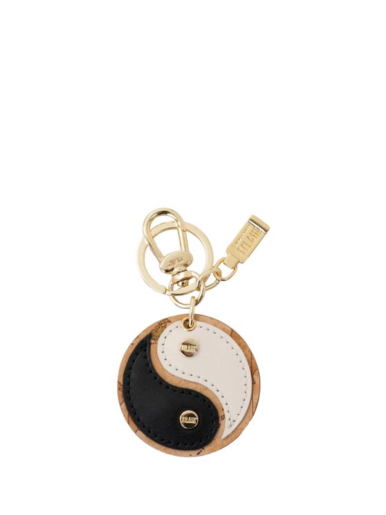 Alviero Martini Prima Classe Alviero Martini Prima Classe Portachiavi Portachiave yin yang Beige