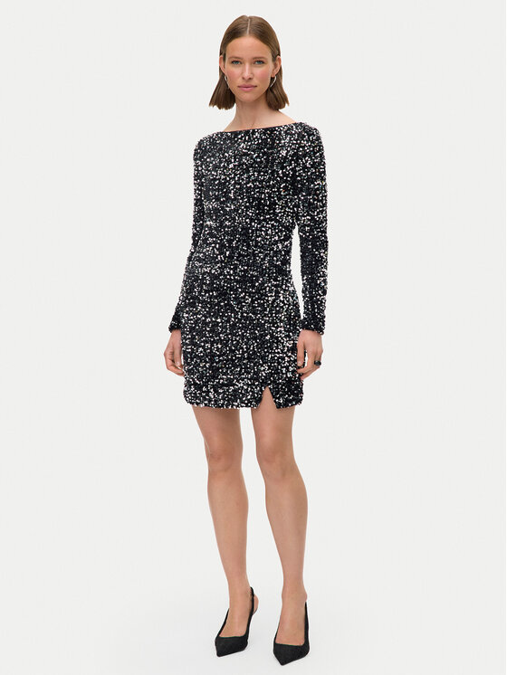 Vero Moda Vero Moda Koktejlové šaty Bella 10335717 Čierna Slim Fit