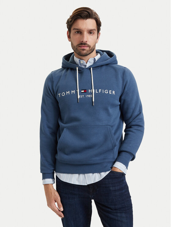 Tommy Hilfiger Tommy Hilfiger Μπλούζα Logo MW0MW11599 Μπλε Regular Fit