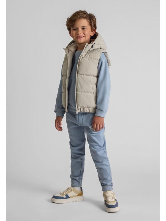 minoti minoti Kamizelka 27gilet79 Szary Regular Fit