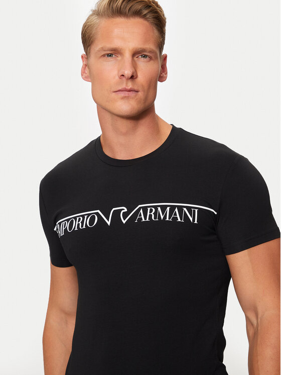 Emporio Armani Underwear Emporio Armani Underwear Majica 111035 4F516 00020 Črna Slim Fit