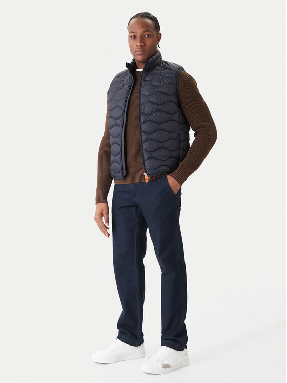 Save The Duck Save The Duck Weste D82187M GIGA21 Dunkelblau Regular Fit