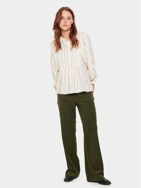 Saint Tropez Saint Tropez Krekls 30512803 Balts Loose Fit