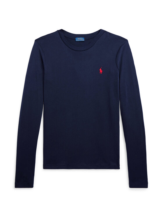 Polo Ralph Lauren Polo Ralph Lauren Bluse 211898699002 Dunkelblau Regular Fit