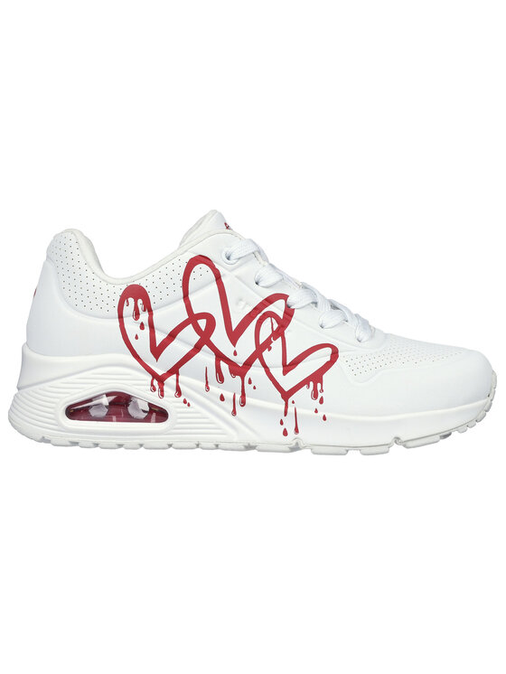 Skechers Skechers Sneakers x JGoldcrown: Uno — Dripping In Love Bianco