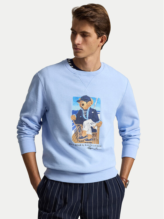 Polo Ralph Lauren Hanorac 710B18538001 Albastru deschis Regular Fit