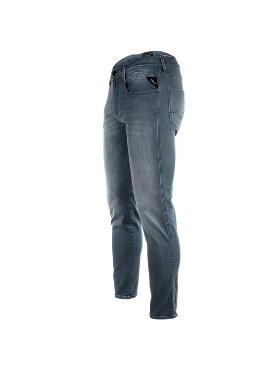 REPLAY REPLAY Jeansy 21296 Szary Slim Fit