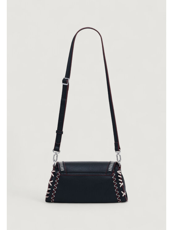 Desigual Desigual Σάκος BAG_MANHATTAN_PESPUNTES Z Μαύρο