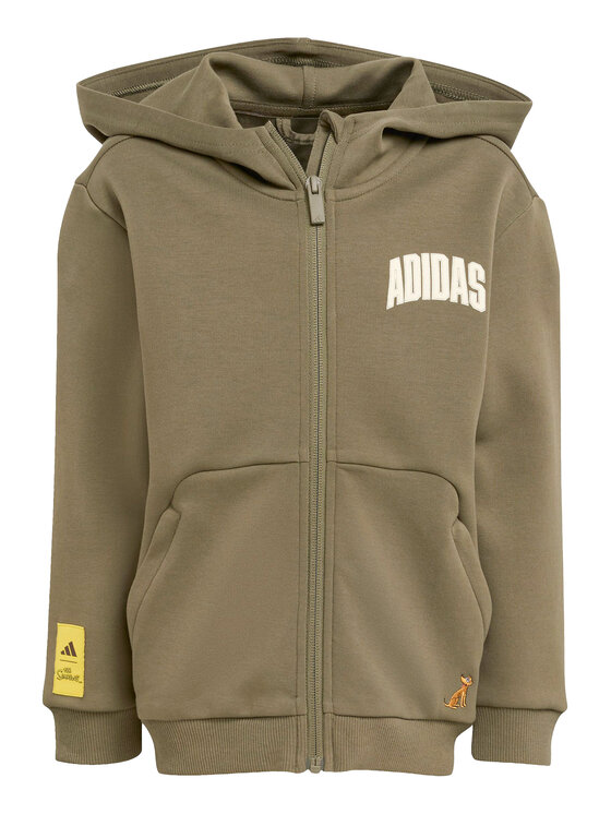 adidas adidas Majica dugih rukava The Simpsons JL9198 Zelena Loose Fit