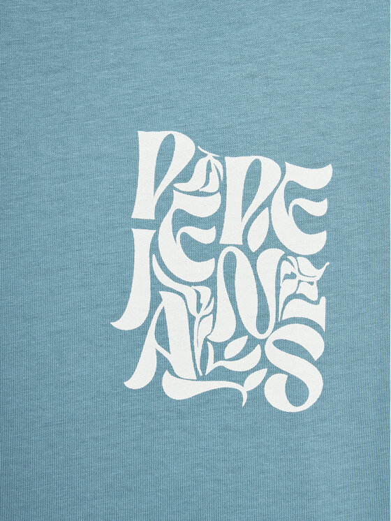 Pepe Jeans Pepe Jeans T-shirt Raidan PB503847 Plava Regular Fit